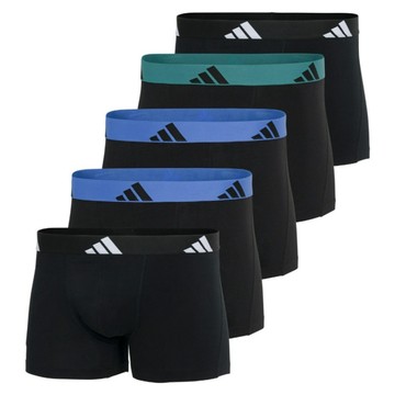 adidas 愛迪達 男款 平口內褲 5件組 4AM019-905  混合顏色  M