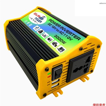 傳奇一代輸出110V 黑色（標貼3000W）實際功率300W修正波逆變器