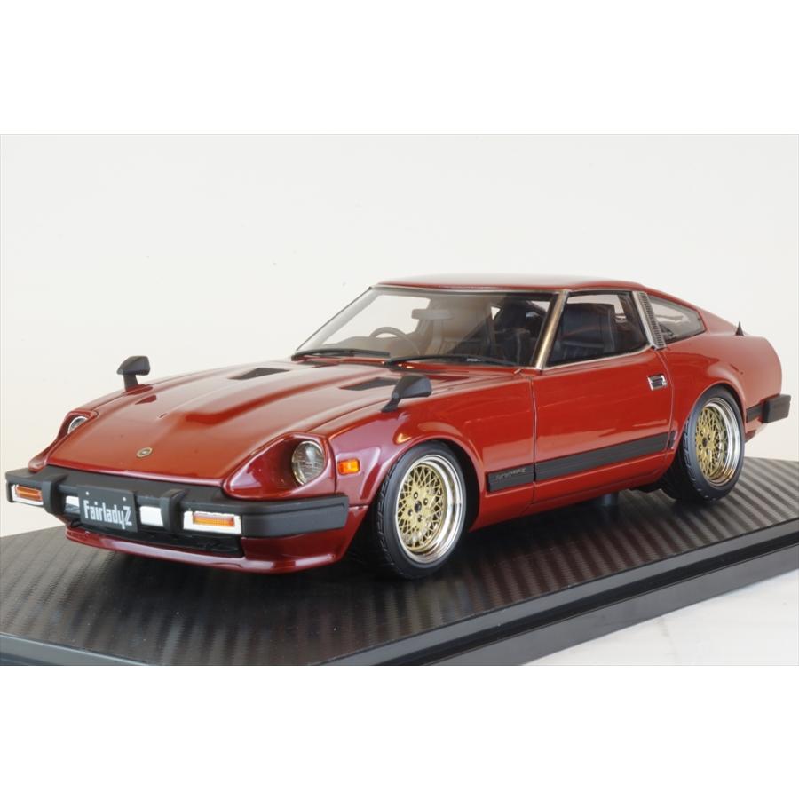 イグニッションモデル 1/18 ニッサン フェアレディ Z S130 ワインレッド 完成品ミニカー IG1970 | LINEショッピング