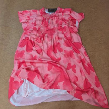 【PANGCHI 龐吉】粉蝶印花可愛洋裝(9418209/41)