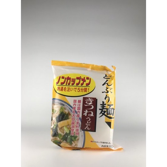 どんぶり麺・きつねうどん　77.3g