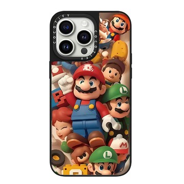 超級馬里奧手機殼 iPhone17Promax手機殼 蘋果15Pro防摔殼i14保護殼i13硬殼i12