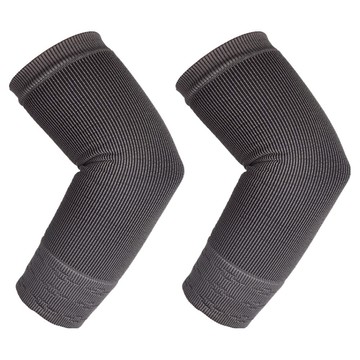 LEADER X 台灣製 竹碳石墨烯能量機能護肘 護踝 兩用  黑灰色  1個  27 x 8.5cm