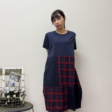 【Hana Mokuba】花木馬日系女裝日常拾光格紋洋裝