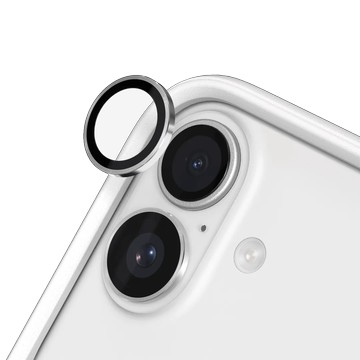 iPhone 16 9H 鏡頭玻璃保護貼 銀