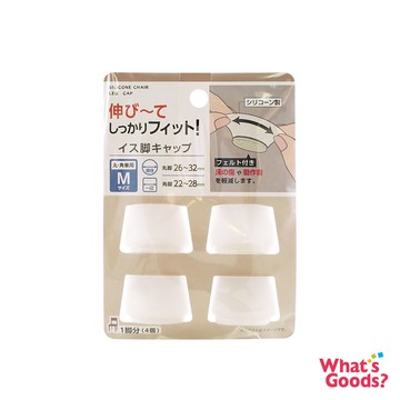 透明矽膠4入靜音桌腳套/椅腳套(M)