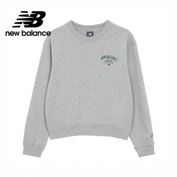 [New Balance]LOGO長袖衛衣_女性_深灰色_NCF36342LGR
