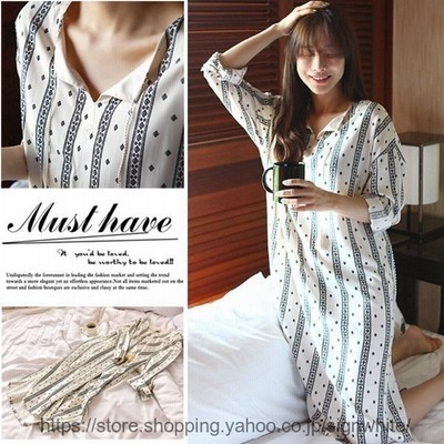 パジャマ ルームウェア レディース 春秋 長袖パジャマ 上下セット パジャマ ルームウェア ワンピース ネグリジェー 大人 部屋着 寝巻き オシャレ 通販 Lineポイント最大get Lineショッピング