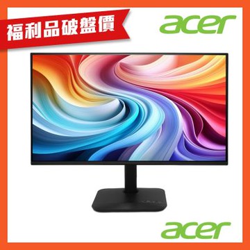 (福利品)Acer 宏碁 KA272 P6 27型 IPS 144Hz護眼螢幕