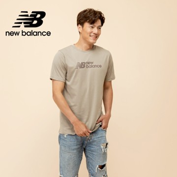 【New Balance】吸濕排汗短袖上衣_男性_褐色_MT51009ADS
