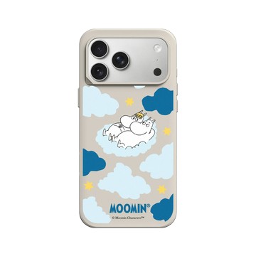 iPhone 17 Pro Max SolidX 貝殼灰 - Moomin - Moomin＆歌妮-雲上小戀曲