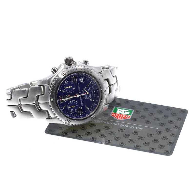 ☆保証書付き【TAG HEUER】タグホイヤー リンク クロノグラフ CT1110.BA0550 クォーツ メンズ_716214 |  LINEブランドカタログ