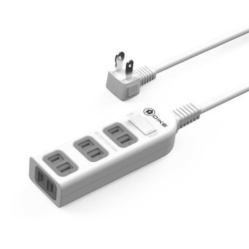 DIKE安全加強型一切四座電源延長線-6尺/1.8M排插DAH546WT