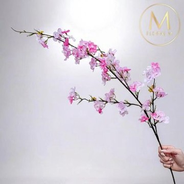 【Floral M】上野初戀粉櫻花仿真花花材1入組(人造花/仿真花/假花/花藝DIY/裝飾花材)