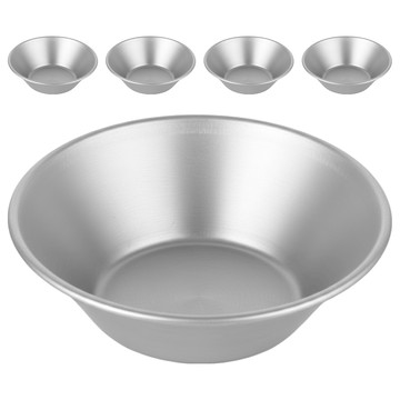 SaNNeNg 三能 蛋塔模5件組 陽極  銀色  1組