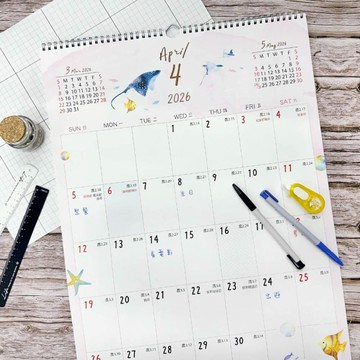 四季SEASON 2026年 超值月掛曆 4K