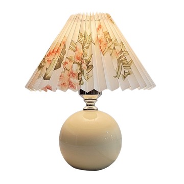 【H&R安室家】花罩蘑菇桌燈/床頭燈ZA0221