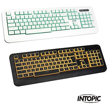 INTOPIC 廣鼎 USB糖果造型鍵盤(KBD-USB-66)