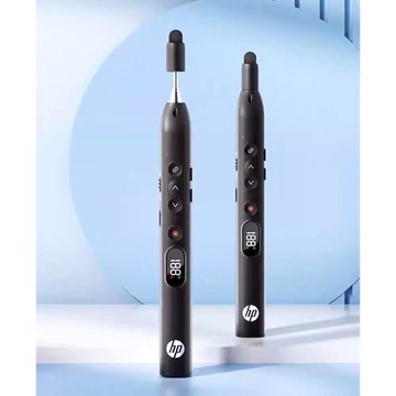 HP 惠普 SS251 多功能 無線觸控 伸縮簡報筆 (綠光充電版）黑