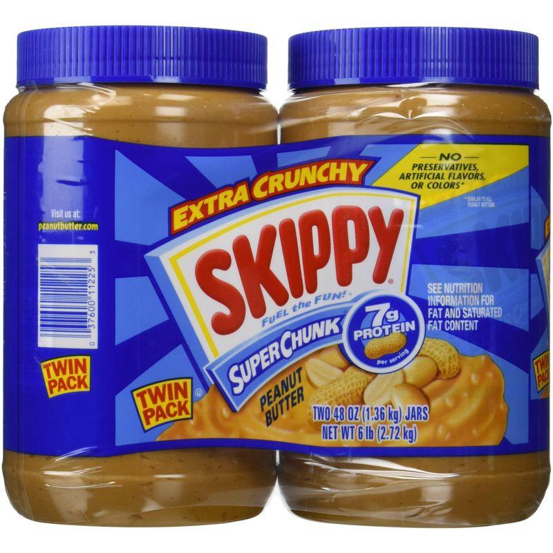 SKIPPY スキッピー ピーナッツバター スーパーチャンク 2.72kg(1.36kg×2)