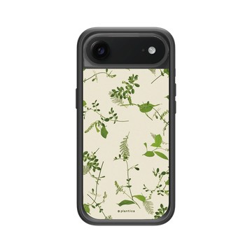 iPhone Air Mod NX -邊框背蓋組合 (相機按鈕) 黑 - Plantica - 植物誌 – 銀葉