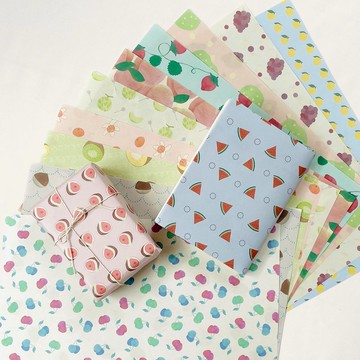 // A4 12張套組 // 時令水果設計紙