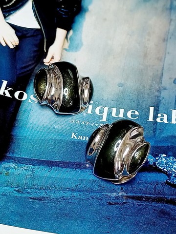 vintage jewelry  古董夾式耳環  甲蟲