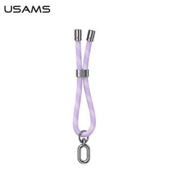 【USAMS】34CM 手腕手機掛繩 紫色【三井3C】
