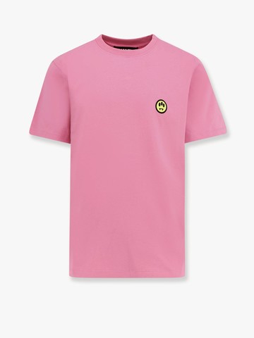 Cotton t-shirt with frontal and back logo print - BARROW - gender_Man