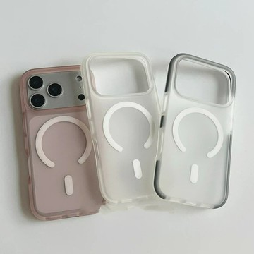 強磁清水殼 高級感純色膚感磨砂軟殼磁吸 適用iPhone 17 Pro Max i17 17promax 手機殼