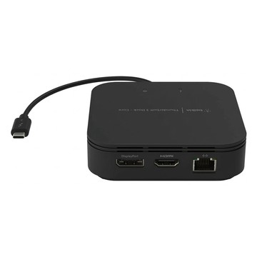 belkin 貝爾金 Thunderbolt 3 雙電源擴充座 F4U110bt  黑色  1個