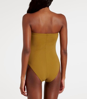 Karla Colletto Gathered bandeau swimsuit