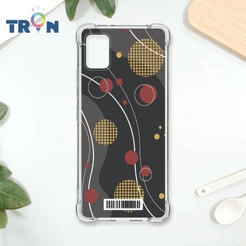 TRON 三星 A51 日系和風圓點律動系列 四角防摔載具殼 軟殼 手機殼