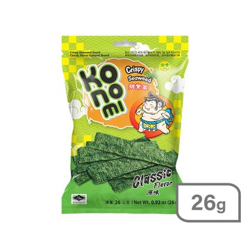KONOMI相撲手脆紫菜26g-原味