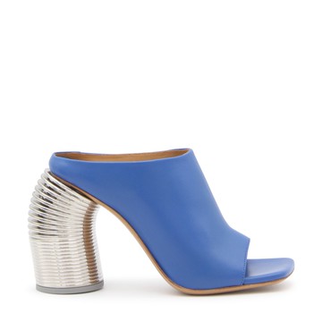 Off-white - Blue And Silver-tone Leather Sandals