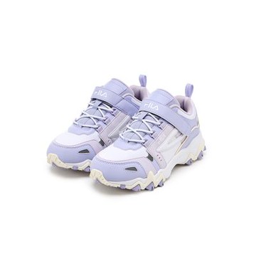 FILA KIDS OAKMONT V2 KD 大童運動鞋-白/紫 3-C152A-541