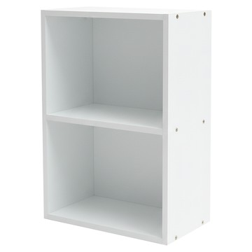 Pomerit 簡約書櫃  2層  400 x 240 x 600mm  白色