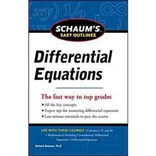 Schaum's Easy Outlines Differential Equations (Paperback)