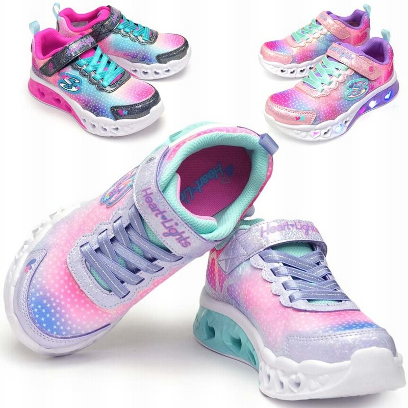 スケッチャーズ 光る靴 ガールズ l ハート グラデーション マルチカラー エスライツ Simply Love 子供靴 スニーカー キッズ ジュニア 女の子 通販 Lineポイント最大0 5 Get Lineショッピング