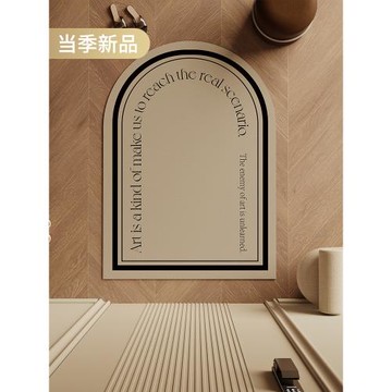 樸尚中古風入戶門地墊皮革進門玄關防滑腳墊子防水免洗地毯可裁剪