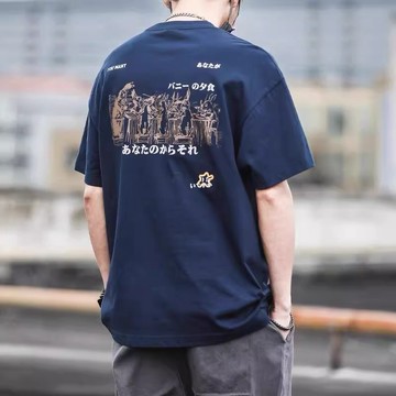【免運|現貨】短袖T恤男100%現貨重磅短t透氣吸汗短袖M-5XL大尺碼寬鬆短T印花夏季圓領oversize半袖上衣