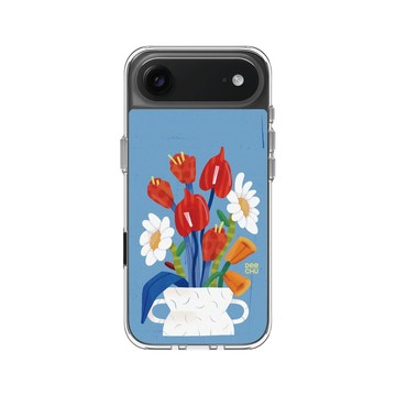 iPhone Air Clear Case（相機按鈕） 透明 - Dee Chu 朱緹 - 花園的插花作品