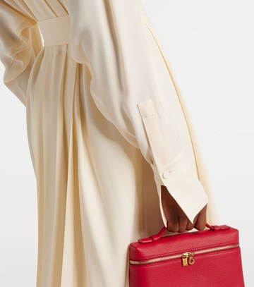 Loro Piana Lorely pleated georgette midi dress