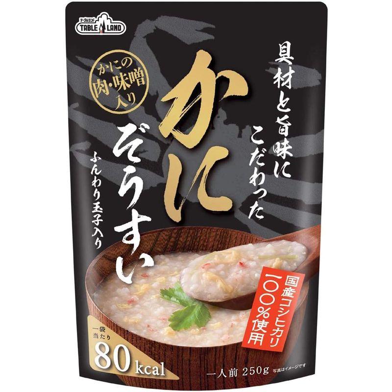 テーブルランド 具財と旨味にこだわった かにぞうすい 250g ×4個