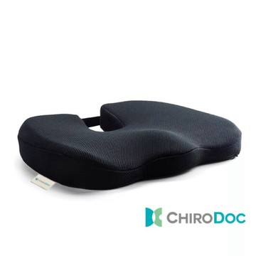 【㊣原廠正品】凱洛達 Chirodoc 涼感防滑記憶棉坐墊 – 透氣網布 / 尾椎釋壓 / 固定綁帶 / 久坐不累