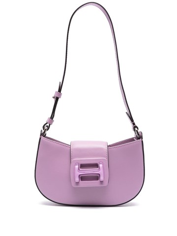 Hogan - H-Bag leather shoulder bag - women - Leather - One Size - Purple