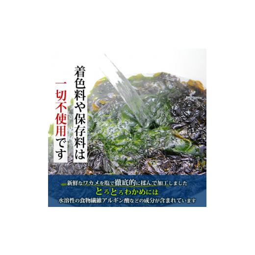 ふるさと納税 秋田県 男鹿市 とろとろわかめ 250g×10個セット