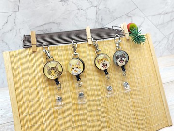 水晶伸縮扣-(黃貓.虎斑.黑柴.赤柴)款