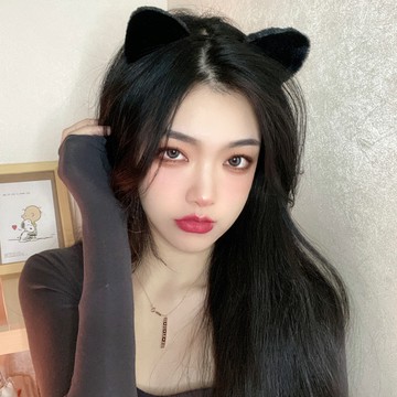 7384現貨㊣【毛絨系列】貓耳朵髮箍韓國貓咪搭配日韓簡約可愛少女頭箍網紅同款熱賣頭飾蝴蝶結毛毛毛絨髮帶兒童