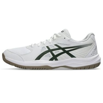 Asics 亞瑟士 Court Slide 4 1041A483-103 男 網球鞋 抗扭 瞬移 硬土 白 綠